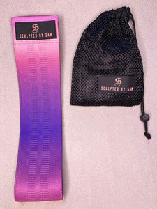 Pink/Purple Ombre Resistance Band (Heavy resistance)